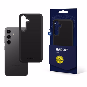 3mk Hardy Android Silky Leather MagCase dėklas Samsung Galaxy S24+ - juodas