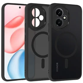 Pilnai matinė Mag dėklas Honor 400 5G juodas