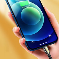 USB Kabelis Joyroom "Mermaid" juodas "Lightning" 120cm