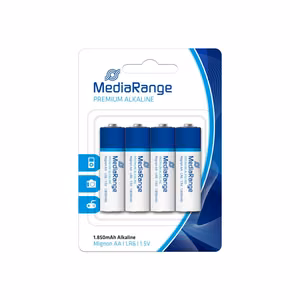 Батарейка щелочная AA 1.5V 4шт MRBAT104 Mediarange