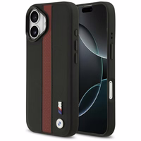 BMW M Perforated Stripe Logo Magnetinis dėklas iPhone 17 - raudonas