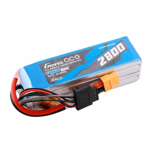 „Gens Ace“ G-Tech Soaring 2800 mAh, 14,8 V, 60C, 4S1P LiPo, XT60