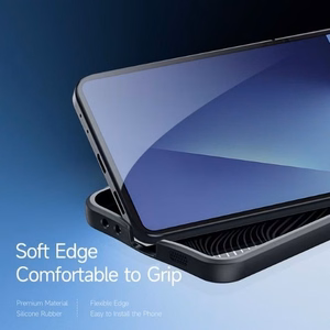 DUX DUCIS dėklas YIND Samsung Z Flip7 (Pilnas langas) juodas