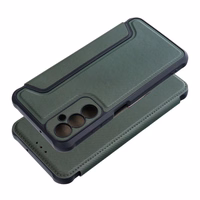 RAZOR knygos tipo dėklas telefonui SAMSUNG A05s tamsiai žalias