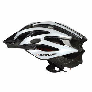 Dunlop MTB dviračio šalmas, L dydis, baltas / juodas
