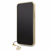 Guess GUHCN61GF4GGR iPhone 11 6.1" / Xr pilkas/pilkas kietas dėklas 4G Charms Collection