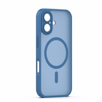 Mag Matt dėklas iPhone 16 6,1" tamsiai mėlynas