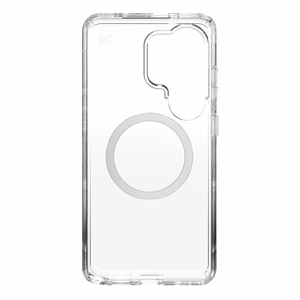 Speck Presidio Perfect-Clear Magnet dėklas, skirtas Samsung Galaxy S26 Ultra, „Clear / Silver“ spalvos