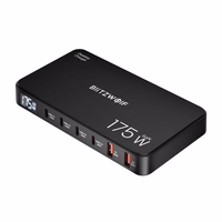 Blitzwolf BW-S30 6-in-1 įkrovimo stotelė 4xUSB-C + 2xUSB 175W