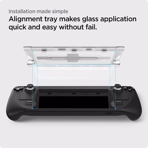 Spigen Glas.tR EZ Fit Tempered Glass for Steam Deck