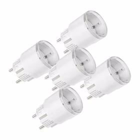 5 vnt. rinkinys Shelly Plug S MTR Gen3 12A išmaniųjų lizdų (balti)