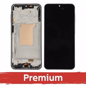 LCD ekranas suderinamas su Samsung A266 A26 5G su rėmeliu / juodas / OEM