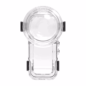 Puluz vandeniui atsparus dėklas Insta360 X5 iki 60 m su greito atsegimo laikikliu (skaidrus)