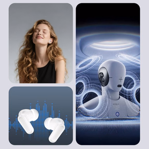 Blavec Bluetooth TWS Ausinės BW-08 Speak AI baltos