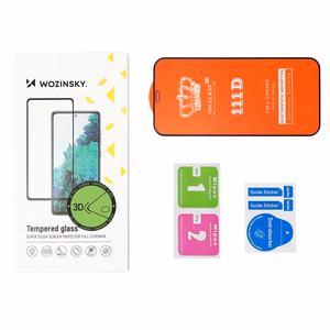 Wozinsky itin tvirtas pilno klijavimo grūdintas stiklas pilnas ekranas su rėmeliu dėklui draugiškas Apple iPhone 11 Pro / iPhone XS / iPhone X juodas