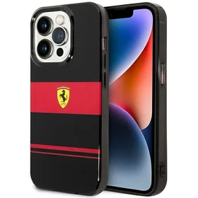 Ferrari FEHMP14LUCOK iPhone 14 Pro 6.1" juodas/juodas kietas dėklas IMD Combi Magsafe