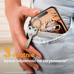 PanzerGlass Apsauginis stiklas su itin plačiu tinka su pozicionieriumi, skirtas iPhone 15 Plus