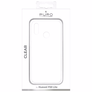 Puro Clear Cover dėklas, skirtas Huawei P20 Lite (2018) 5.8", skaidrus