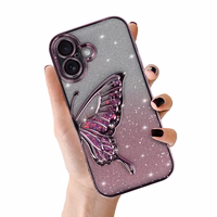 Tel Protect Butterfly Water dėklas telefonui Iphone 17 rožinis