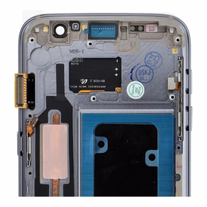 FixCell ekranas LCD SAMSUNG S7 su rėmeliu juodas (refurb)