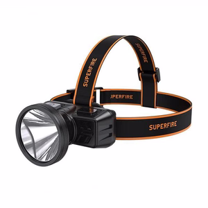 Superfire HL51 galvos žibintuvėlis, 160 lm, micro-USB, 4 režimai, 300 m
