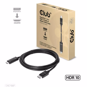 DP į HDMI kabelis 3m CAC-1087 Club3D