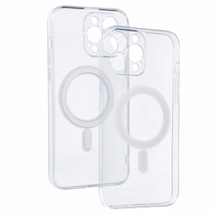 TEL PROTECT MagSilicone dėklas telefonui Iphone 13 Pro Max skaidrus