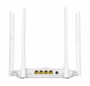 Tenda AC5 v3.0 1200MBPS dviejų dažnių maršrutizatorius belaidis dviejų dažnių (2.4 GHz / 5 GHz) Fast Ethernet baltas