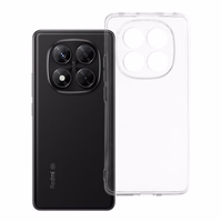 Dėklas telefonui 2 mm XIAOMI Redmi Note 14 Pro 5G / 14 Pro Plus 5G (kameros apsauga) skaidrus