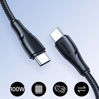 Joyroom S-A11 Surpass kabelis 60W USB-C - USB-C 0.25m - juodas