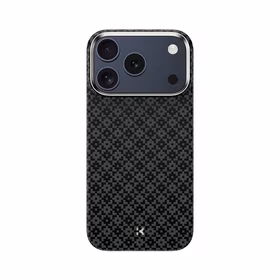 "Benks" magnetinis šarvas "Air Armor Grid Kevlar Case Metal Frame 600D (B069) for Iphone 17 Pro black