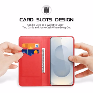 Dėklas Dux Ducis Hivo skirtas Samsung S937 S25 Edge raudonas