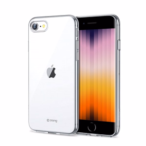 Crong Crystal Slim dėklas, skirtas iPhone SE (2020) / 8 / 7, skaidrus