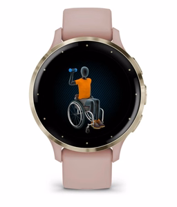 Garmin Venu 3S išmanusis laikrodis rožinis/auksinis