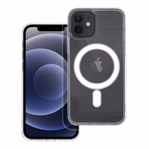 Чехол для iPhone 12 Clear Mag Cover (STR) совместимый с MagSafe прозрачный