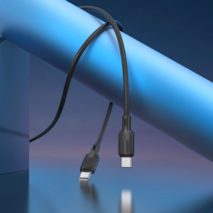 USB kabelis Borofone BX113 60W USB-C to USB-C 2.0m juodas