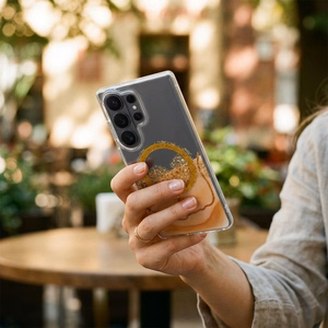 Su MagSafe suderinamas Golden dėklas Samsung S26 ULTRA, auksinis