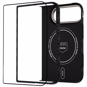 „Benks Magnetic Armor Grid Air Grand Combo“ magnetinis dėklas „iPhone Duo“, juodas (C.K.FL.AP.BK.B079)