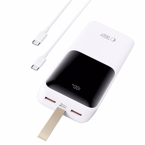 Išorinė baterija Tech-Protect PB03 30000mAh 22.5W - balta