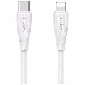 USAMS laidas Green Series SJ717 30W USB-C į Lightning 1m baltas