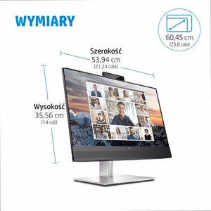 HP E24m G4 FHD USB-C konferencinis monitorius