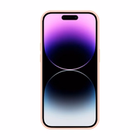 Tel Protect silikoninis dėklas telefonui Iphone 14 Pro Max šviesiai rožinis