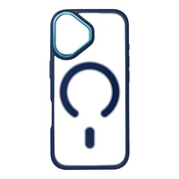 COLOR EDGE MAG COVER magnetinis dėklas telefonui, suderinamas su MagSafe, skirtas IPHONE 17, tamsiai mėlynas