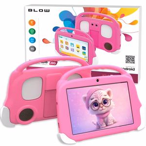 Planšetė KidsTAB8 4G BLOW 4/64GB rožinė + dėklas