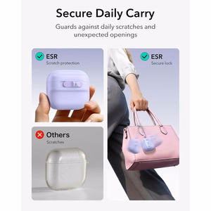 ESR Pulse HaloLock MagSafe Case for Apple AirPods 4 / 5 - purple