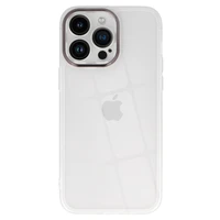 Apsauginis objektyvo dėklas (m) Iphone 14 Pro - baltas skaidrus