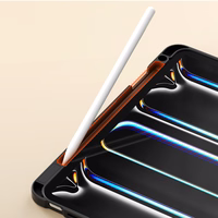 Dux Ducis Vers dėklas iPad Pro 11" (2024/2025) su stovu ir Apple Pencil laikikliu juodas
