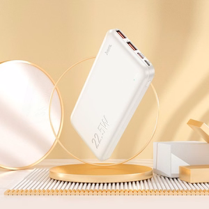 Išorinė baterija Hoco 10000 mAh PD QC 3A 22,5W J101 balta
