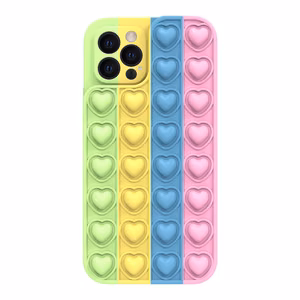 Širdies Pop It dėklas Iphone 11 spalva 4