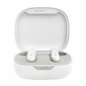 Belaidės ausinės JBL Wave Flex JBLWFLEXWHT baltos spalvos